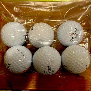 Top Flite Used Golf Balls Bundle 6